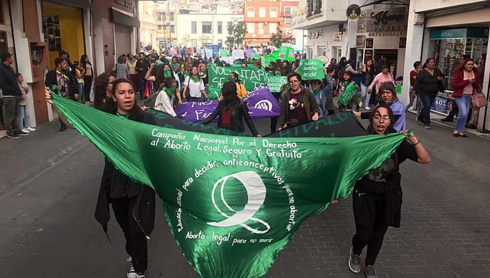 Protestan por penalización del aborto en México