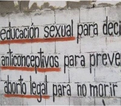 Las mujeres abortamos, esta es una realidad