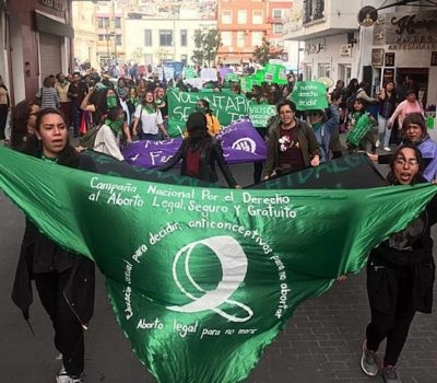 Protestan por penalización del aborto en México