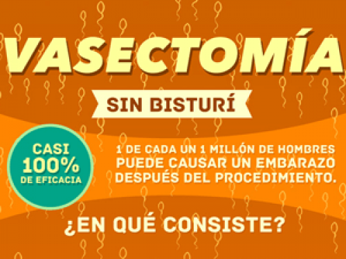 Anticonceptivos. La vasectomía es un procedimiento rápido y sencillo que evita a los hombres tener hijos.