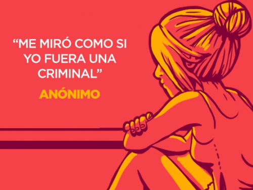 »Me miró como si yo fuera una criminal»