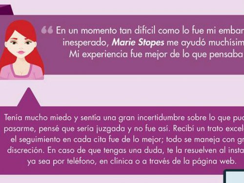 »Si no están listas para ser madres, no lo hagan por presiones, es su cuerpo, su vida, su futuro. Yo decidí abortar»